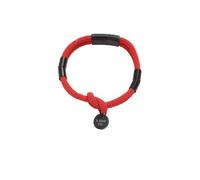 OAKKY Pulsera De La Suerte Cordón Ajustable Unisex 22CM Rojo