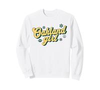 Oakland Girl Retro Groovy City Sudadera