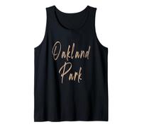 Oakland Park Florida Diseño Elegante Vintage Camiseta sin Mangas