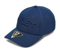 Oakley 6 Panel Stretch Hat Embossed Gorra de béisbol, Azul, L para Hombre