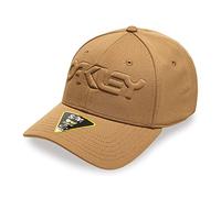 Oakley 6 Panel Stretch Hat Embossed Tapa, marrón, S-M Unisex Adulto