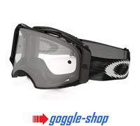 Oakley AIRBRAKE Motocross MX Enduro Bicicleta Gafas - Jet Negro Velocidad/Claro