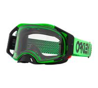 Gafas de Cross Oakley Airbrake Moto con Transparente Verde Verde