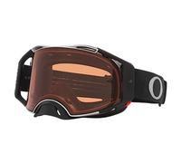 Oakley Airbrake MX Tuff Blocks - Gafas de motocicleta todoterreno para adultos, color negro plomizo/Prizm MX Torch Bronze/talla única