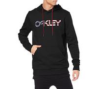 Oakley B1B PO 2.0 - Sudadera con Capucha para Hombre, diseño de Bandera Americana, Color Negro, Negro
