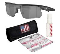 OAKLEY BISPHAERA OO9400 - Gafas de sol rectangulares con kit oficial de gafas, Acero, 68 mm