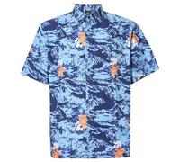 Oakley Camisa reciclada para Hombre Todo el día, Tiger Flowers Camo Blue, S