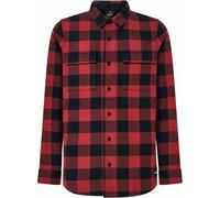 Oakley - Camisas - Bear Cozy Flannel Rosewood Black - Talla XL - Rojo Rojo XL