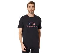 Oakley Camiseta O Bark 2.0 para hombre, negro (Black/American Flag), XX-Large