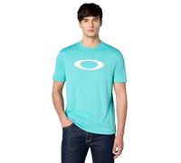Oakley Camiseta O-Bold Ellipse para Hombre, Azul Teal, Large