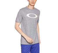 Oakley Mens O- Bold Ellipse Camisa, Athletic Heather Grey, L para Hombre