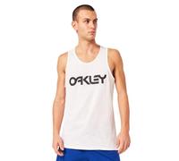 Oakley Camiseta sin Mangas Mark 3 para Hombre, Blanco/Negro, M