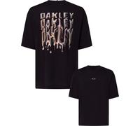 Oakley - Camisetas - Stacked Metal Tee Blackout - Talla M - Negro Negro M