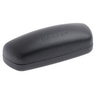 Oakley Carcasa rígida curvada, incluye bolsa de microfibra, Negro , L