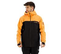 Oakley Chaqueta con diseño de calavera para hombre, colección Oakley Team, Blackout/naranja suave, Medium