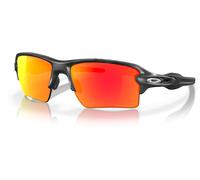 Oakley Unisex OO9188 FLAK 2.0 XL 918886 Gafas de sol O_MATTER Negro Rojo Cuadrada Normal Prizm