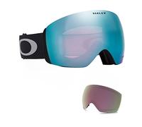 Oakley - Máscaras de esquí - Flight Deck L Matte Black Prizm Sapphire Iridium - Negro Negro one size
