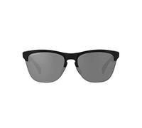 Oakley Frogskins Lite - Gafas de sol cuadradas para hombre, color negro mate/negro Prizm, 63 mm