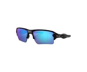 Oakley - Gafas de sol - Flak 2.0 XL Polished Black Prizm Sapphr Irid Polar - Negro Negro one size