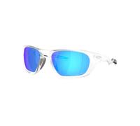 Oakley - Gafas de sol - Lateralis Matte Clear Prizm Sapphire - Blanco Blanco