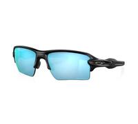 Gafas Oakley Flak 2.0 Mate Negro Polarizadas Lente Deep Water H2O 9188-58