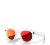Oakley Unisex Oakley Meta OW8002 Hstn 800204 Gafas de sol O_MATTER Gris Marrón Redonda Reflejado Prizm