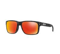 Oakley Hombre OO9102 HOLBROOK 9102E9 Gafas de sol O_MATTER Negro Rojo Cuadrada Normal Prizm