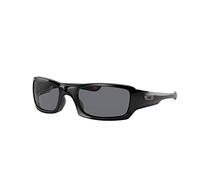 Oakley - Gafas de sol Rectangulares OO9238-04 para hombre, Polished Black/Grey (S3)