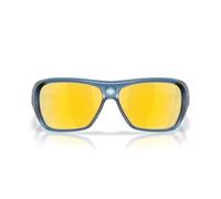 Oakley Gafas de sol rectangulares unisex Oo9492 Chaminade, Abismo transparente mate/Prizm polarizado 24k, 60 mm
