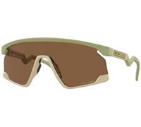 Oakley Gafas de sol unisex 0OO9280 Bxtr cuadradas, helecho mate/bronce Prizm, Amarillo mate, 36