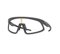 Oakley Gafas de sol unisex Sport Performance Semi-rand, Carbono mate - Iridio transparente a negro, fotocromo, 41 mm