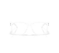 Oakley Gafas redondas OX8156 Holbrook RX para hombre, Transparente mate/blanco/lente de demostración, 54 mm