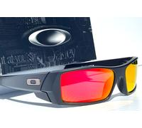 Oakley GASCAN Negra Mate Polarizadas Lentes Espejo Galaxy Magenta 9014