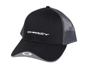 Oakley Gorra Trucker 2.0 para hombre, Blackout, talla única