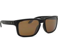 Oakley Hombre OO9102 HOLBROOK 9102D7 Gafas de sol O_MATTER Negro Marrón Cuadrada Polarizado Prizm