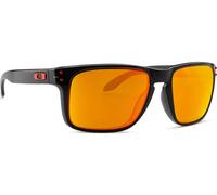 Oakley Hombre Oakley OO9417 HOLBROOK XL 941708 Gafas de sol O_MATTER Negro Rojo Cuadrada Polarizado Prizm