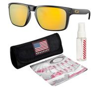OAKLEY HOLBROOK XL OO9417 - Gafas de sol con kit oficial de gafas, Mate negro, 59 mm