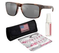 OAKLEY HOLBROOK XL OO9417 - Gafas de sol cuadradas con kit oficial de gafas, Tortuga marrón mate, 59 mm