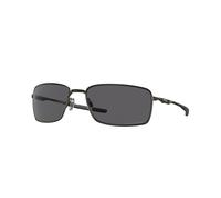 Oakley Hombre Oakley OO4075 SQUARE WIRE 407504 Gafas de sol Metal Negro Gris Cuadrada Polarizado Prizm