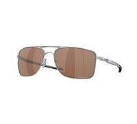 Oakley Hombre Oakley OO4124 GAUGE 8 412409 Gafas de sol Metal Gris Marrón Cuadrada Polarizado Prizm
