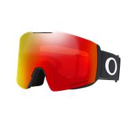 Oakley Hombre Oakley OO7099 FALL LINE L 709902 Gafas de esquí O_MATTER Negro Naranja Máscara Normal Prizm