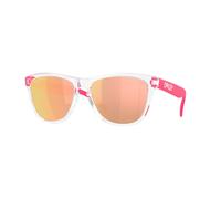 Oakley Hombre Oakley OO9013 FROGSKINS 9013M9 Gafas de sol O_Materia Transparente Oro Cuadrada Polarizado