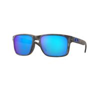 Oakley Hombre Oakley OO9102 HOLBROOK 9102G7 Gafas de sol O_MATTER Negro Azul Cuadrada Polarizado Prizm
