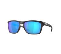 Oakley Hombre Oakley OO9448 SYLAS 944812 Gafas de sol O_MATTER Negro Azul Cuadrada Polarizado Prizm