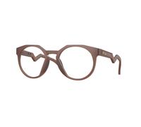 Oakley Hombre Oakley OX8139 HSTN RX 813911 Monturas ópticas O_Materia Rojo Transparente Redonda Normal