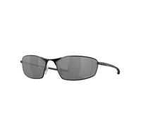 Oakley Hombre OO4141 WHISKER 414103 Gafas de sol Metal Negro Gris Redonda Polarizado Prizm
