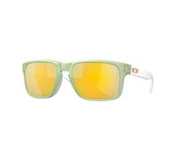 Oakley Hombre OO9102 HOLBROOK 9102Y0 Gafas de sol Plástico Verde Oro Cuadrada Polarizado Espejo
