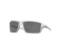 Oakley Hombre OO9129 CABLES 912912 Gafas de sol Plástico Plata Negro Cuadrada Polarizado Prizm