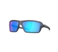 Oakley Hombre OO9129 CABLES 912918 Gafas de sol O_MATTER Gris Azul Cuadrada Normal Prizm