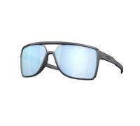 Oakley Hombre OO9147 CASTEL 914712 Gafas de sol O_MATTER Gris Azul Cuadrada Polarizado Prizm
